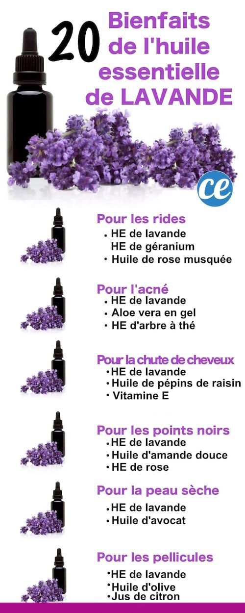 huile essentielle et huile essentielle lavande bienfaits peau