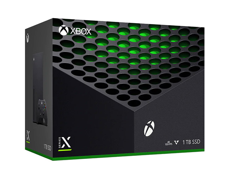 Illustration de l’emballage de vente au détail Xbox Series X– Comment guérir