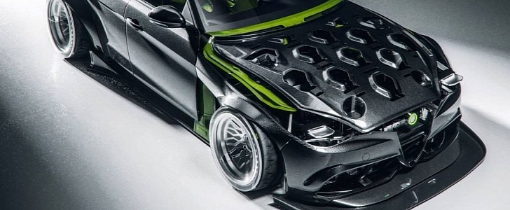 Virtual Alfa Romeo Giulia « Series X » est un navire radical en carbone– Comment guérir