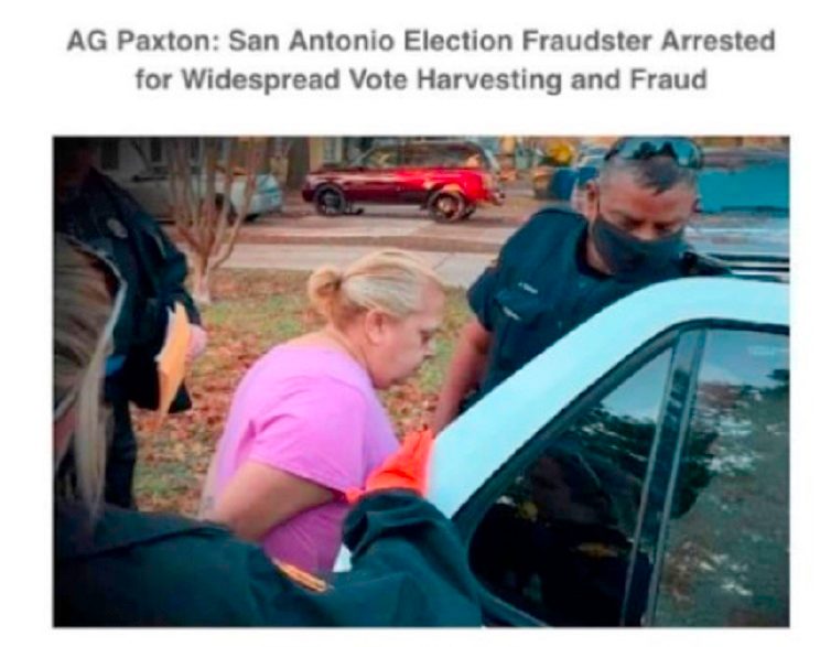 Un «fonctionnaire électoral Biden» a-t-il été arrêté pour fraude électorale au Texas?  »TechnoCodex