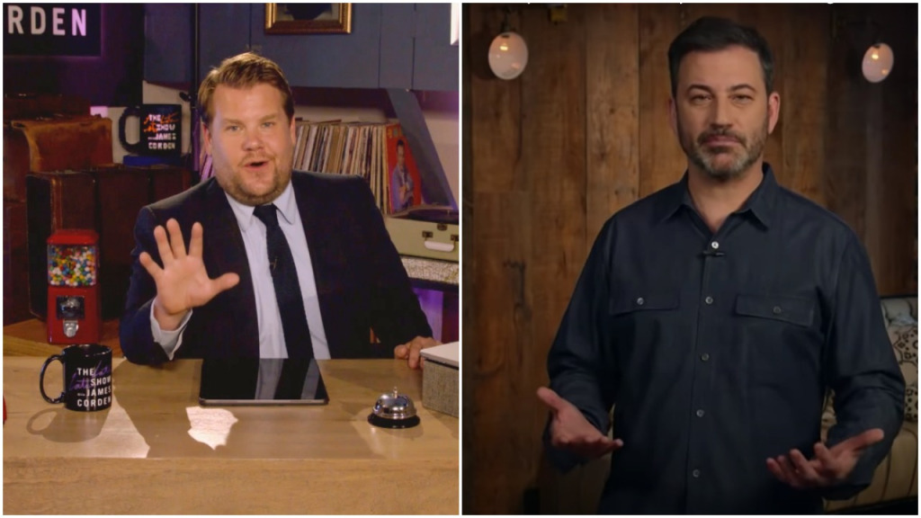 &lsquo;The Late Late Show&rsquo; et &lsquo;Jimmy Kimmel Live&rsquo; reviennent au tournage à distance – Date limite