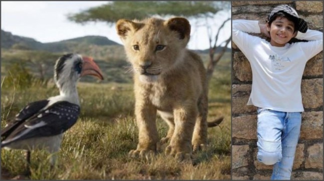 Baby Simba dans The Lion King Hindi bat même Shah Rukh et Aryan Khan.  Rencontrez la star Arush Nand